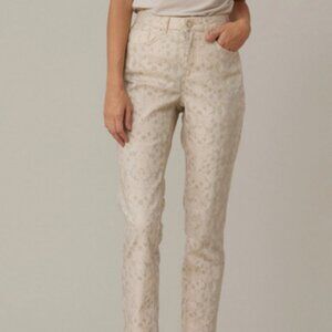 Joseph Ribkoff Animal Print Jeans Size 8 Classic High Rise Comfy Office 221940